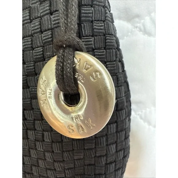 NWOT The Sak Shoulder Bag Small Interwoven Braided Straps Silver Metal Accents - Picture 6 of 15